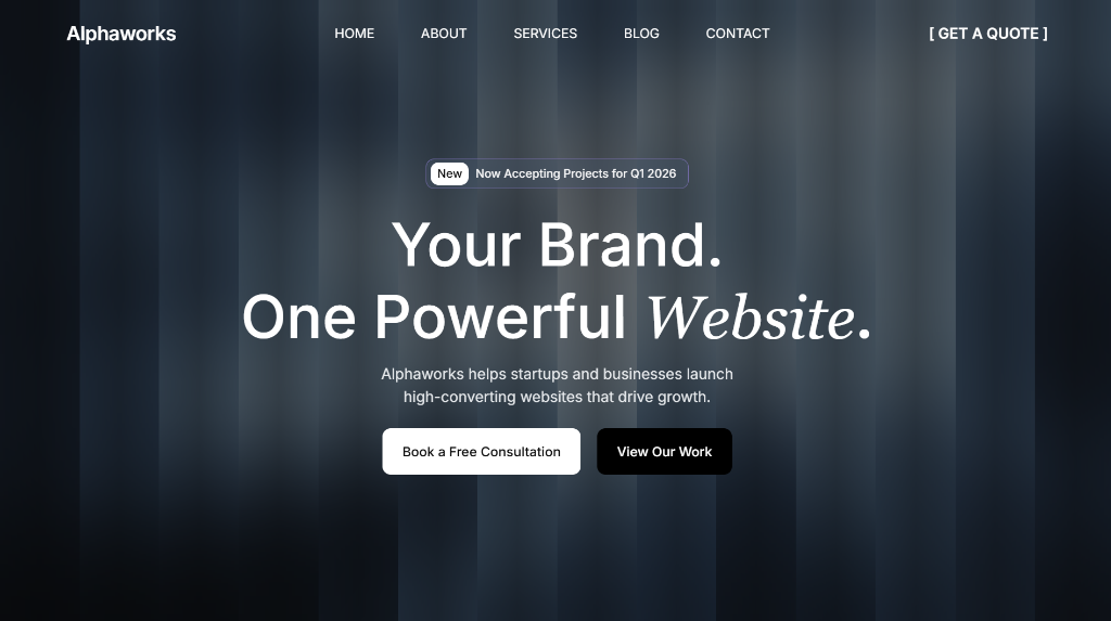 Alphaworks Agency Website