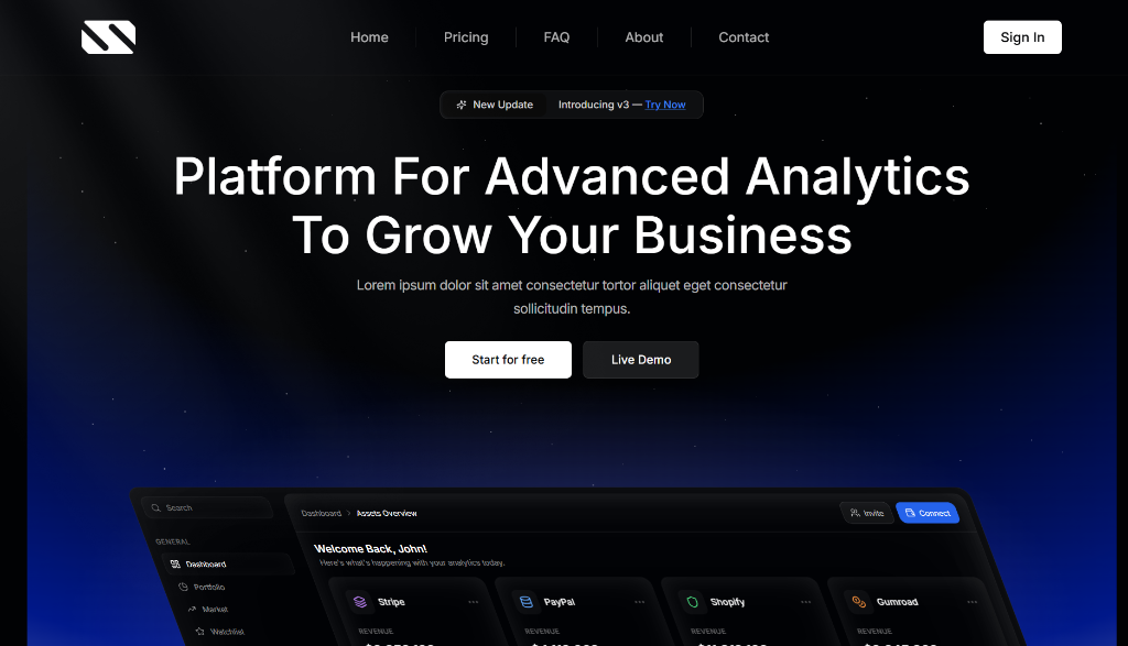 Advanced Analytics Platform