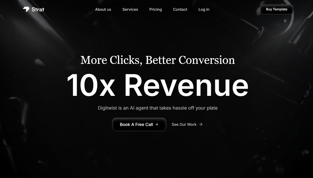 Strat AI Template Website