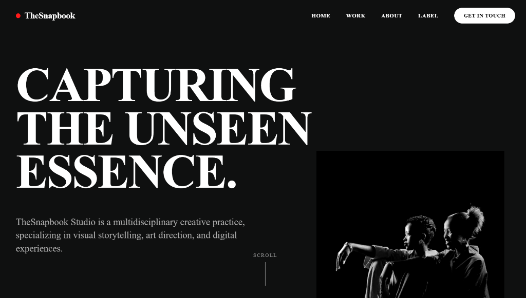 TheSnapbook Studio Website